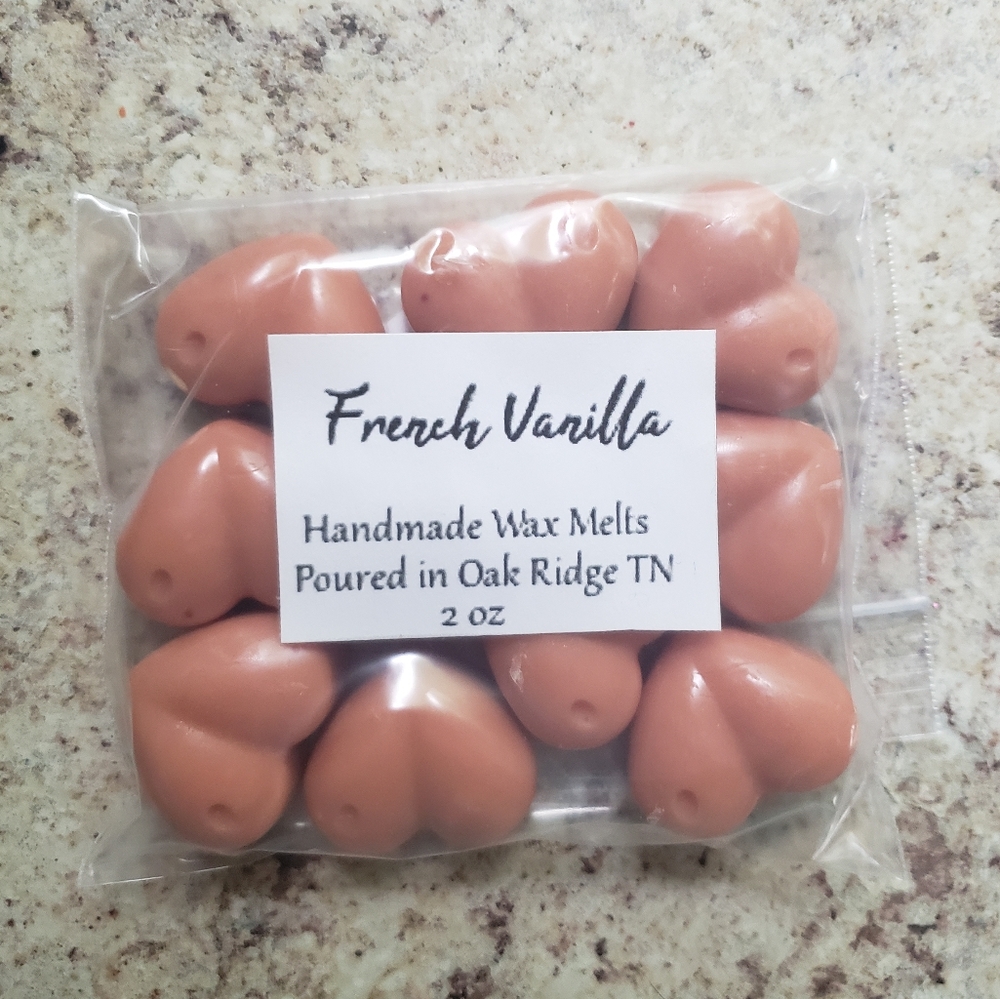 French Vanilla Wax Melts 10 Hearts